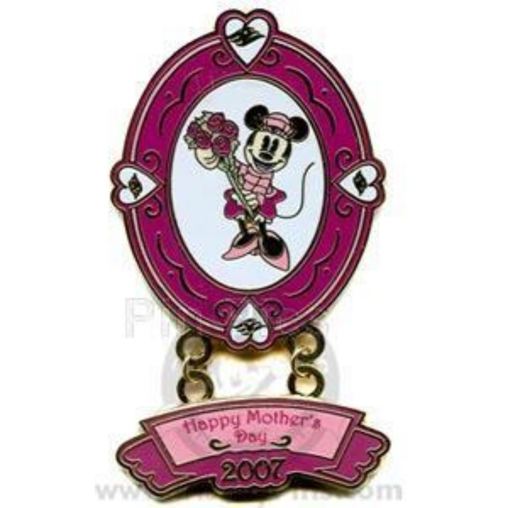 Disney Pin DCL Happy Mother's Day 2007‎ Minnie Mouse Cruise Line Ship LE 53818